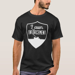 Camiseta Cortador de grama para fiscalização de jardim