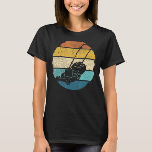 Camiseta Cortador de grama vintage jardineiro paisagista re