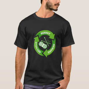 Camiseta Cortador de Reciclar de tricô Remake Eco Knitter
