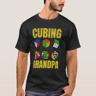 Camiseta Cortando Vovô Quebra-cabeça Velocidade Cortando Lo