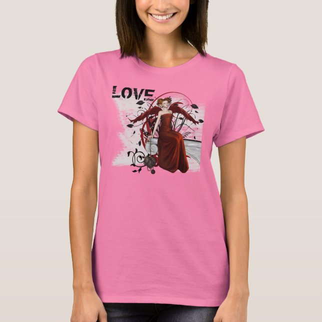 Camiseta cortante, AMOR (Frente)
