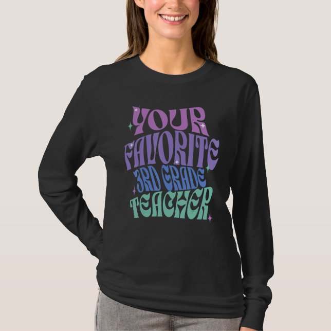 Camiseta Cortar a Apreciação do Professor do Terceiro Grau  (Frente)
