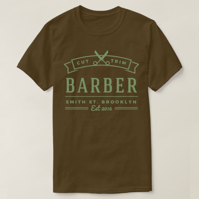 Camiseta Cortar e Comprar Barber (Frente do Design)
