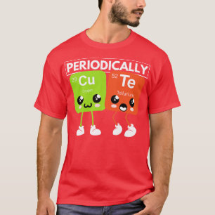 Camiseta Cortar Periodicamente Elementos de Mesa Periódicos
