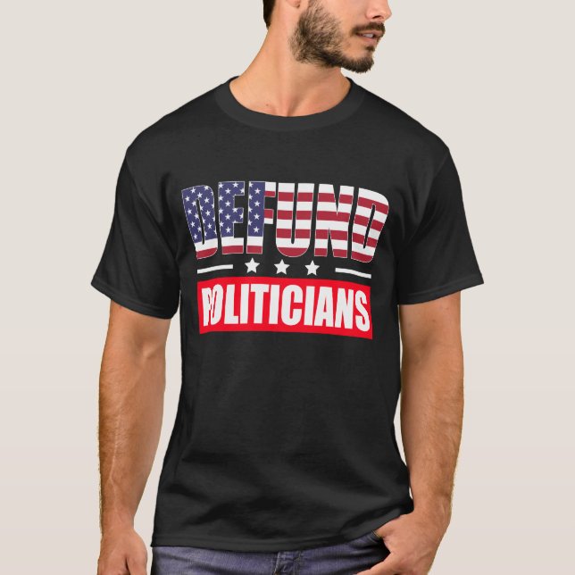 Camiseta Cortar Verba aos Políticos (Frente)