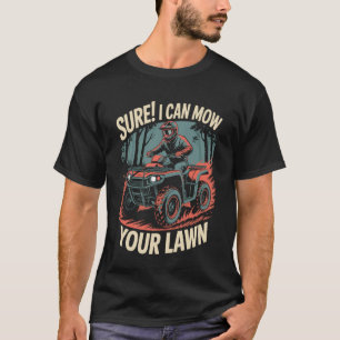 Camiseta Corte a sua grama ATV Quadriciclo Offroad Motoquei