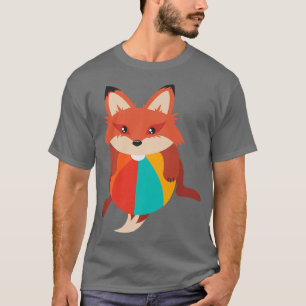 Camiseta Corte Animal Fo Rolando Com Uma Floresta De Bola V
