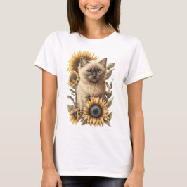 CAMISETA CORTE BALINÊS ADORÁVEL COM FLORES