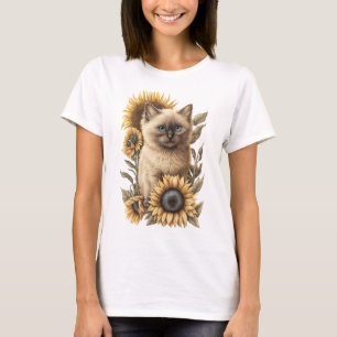 CAMISETA CORTE BALINÊS ADORÁVEL COM FLORES