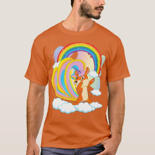 Camiseta Corte de Amante de os animais da Floresta da Unicó