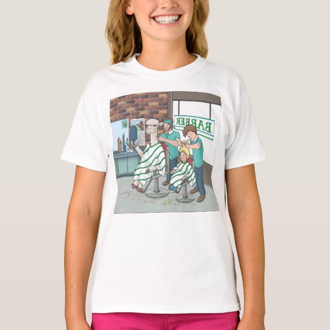 Camiseta Corte de cabelo Alpaca (Frente)