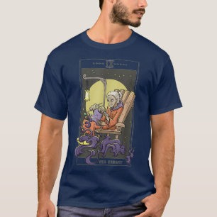 Camiseta Corte de Cartolina de Cerca de Hermit Tarot