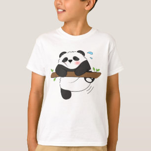 Camiseta Corte De Panda Dupla Frente De Volta