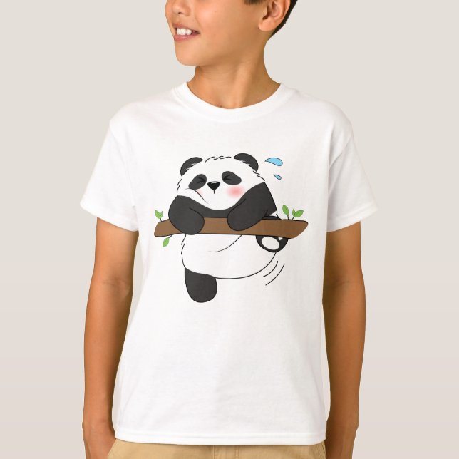 Camiseta Corte De Panda Dupla Frente De Volta (Frente)