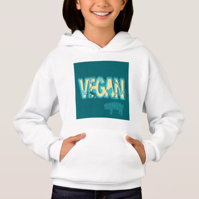 Camiseta Corte de papel vegetariano (Frente)