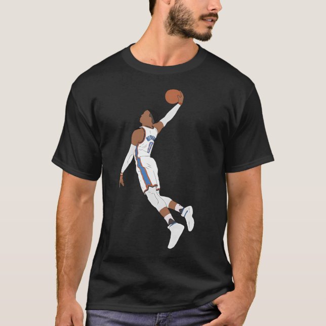 Camiseta Corte de Russell Westbrook (Frente)