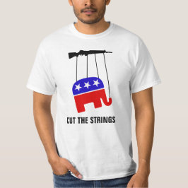 Camiseta "Corte entrada da arma do pro controlo de armas