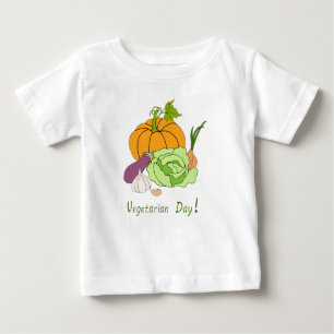 Camiseta Corte Minimalista do Dia Mundial da Vegetariana