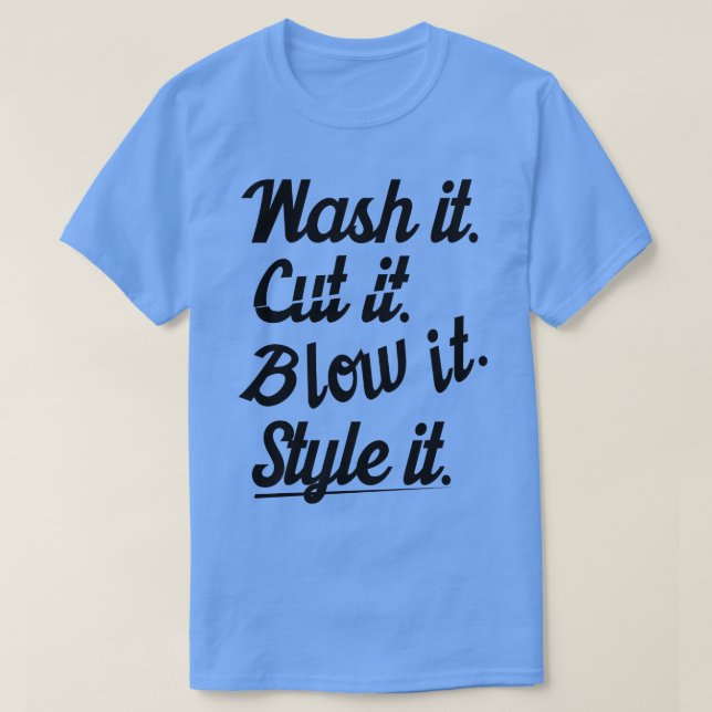 Camiseta Corte-o e lave-o. (Frente do Design)