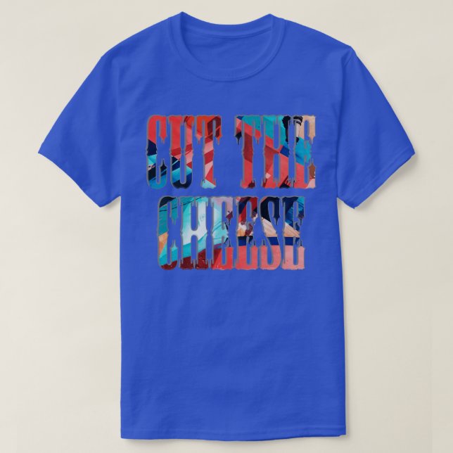 Camiseta Corte o queijo (Frente do Design)