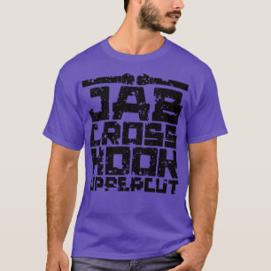 Camiseta Corte Superior de Gancho Cruzado com Jab envelheci