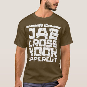 Camiseta Corte Superior de Gancho Cruzado Jab Envelhecido
