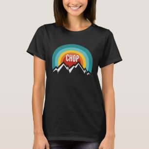 Camiseta Corte Vintage Retro Pôr do Sol