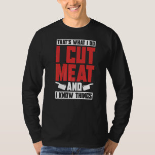 Camiseta Cortei Carne E Sei Coisas Cozinhando Chef Asiático