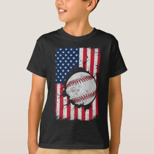 Camiseta Cortesia O Vermelho Branco E Azul 4 De Julho Patri