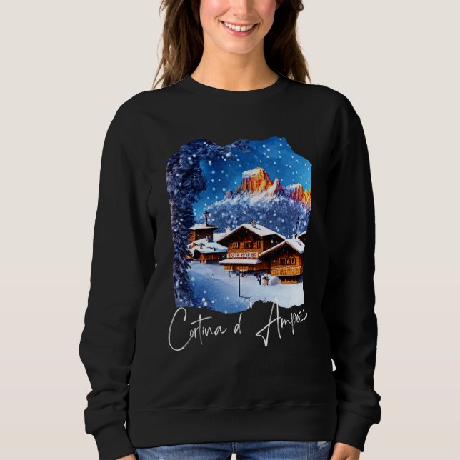 Camiseta Cortina d'Ampezzo Dolomiti Painting Cortina d'Ampe (Frente)