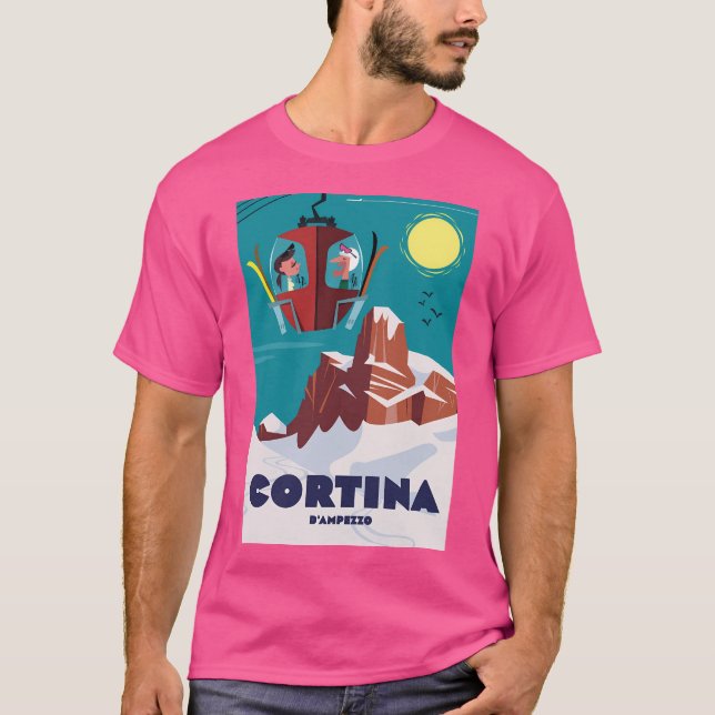 Camiseta Cortina D'Ampezzo Poster (Frente)