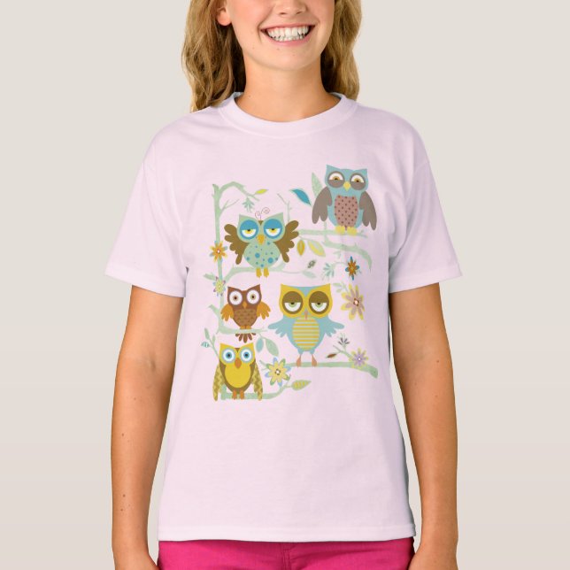 Camiseta Cortina de coruja (Frente)