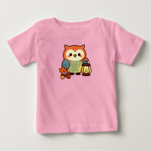 Camiseta Coruja Aconchegante de Outono