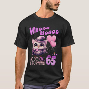 Camiseta Coruja - Aniversário Que Hoo The Old Coruja Está V