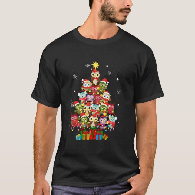 Camiseta Coruja Árvore Pássaros Feios Celebram (Frente)