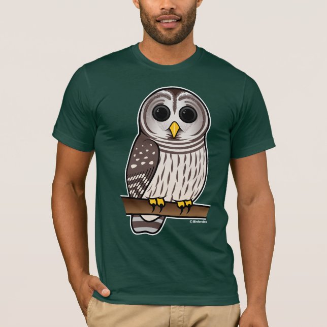 Camiseta Coruja barrada dos desenhos animados (Frente)