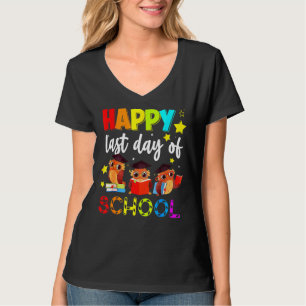 Camiseta Coruja Bonita Feliz Dia Passado De Professora Alun