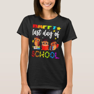 Camiseta Coruja Bonita Feliz Dia Passado De Professora Alun