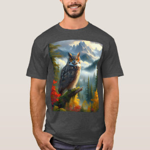 Camiseta Coruja Buraqueira Natureza Selvagem 