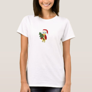 Camiseta Coruja com Árvore de Natal