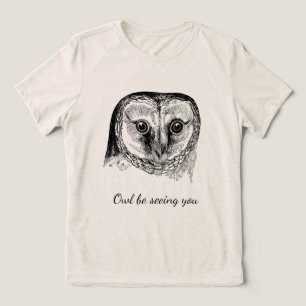 Camiseta Coruja com Cotação