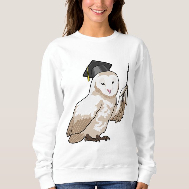 Camiseta Coruja como Professora com Ponteiro (Frente)
