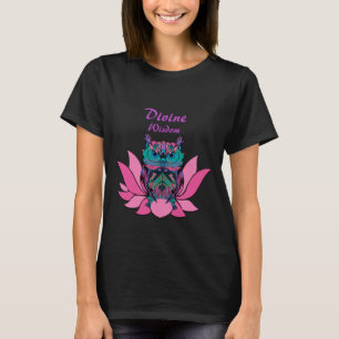 Camiseta Coruja da flor de Lotus
