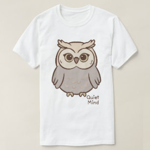 Camiseta Coruja da Mente Tranquila