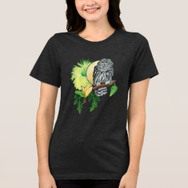 Camiseta Coruja-da-noite e lua