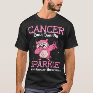 Camiseta Coruja Dabbing Cancer Não Me Esqueça Cancer De Mam