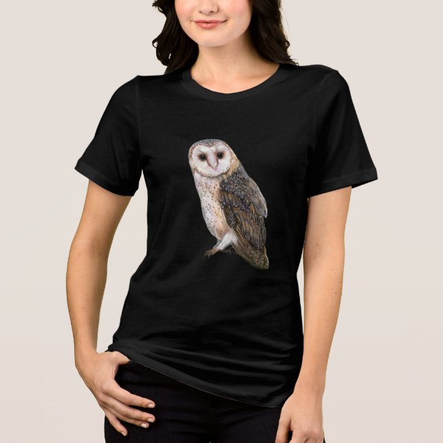 Camiseta Coruja-das-torres Ocidental (Frente)