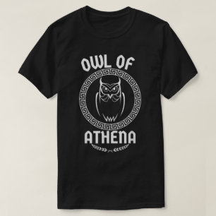 Camiseta Coruja De Athena Deusa Medusa Grega
