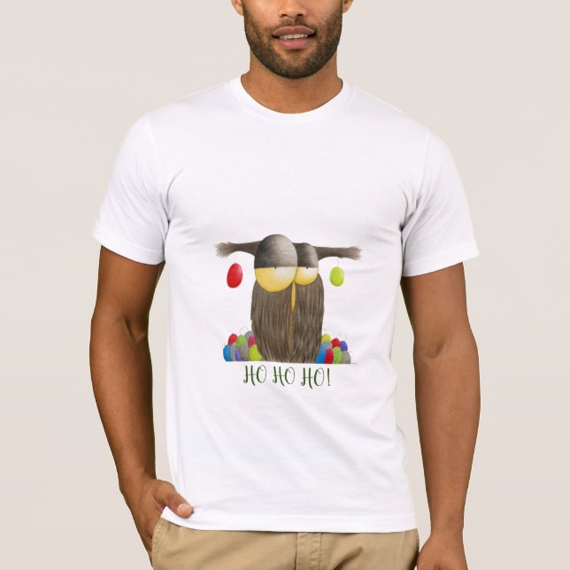 Camiseta Coruja de Férias Fresco (Frente)