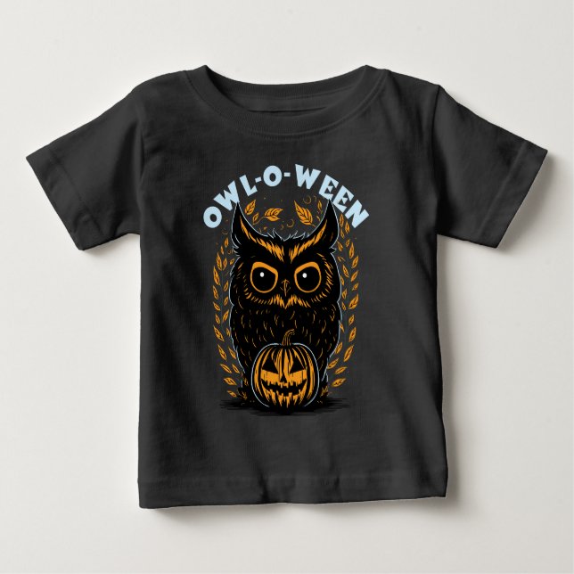 Camiseta Coruja de Halloween (Frente)